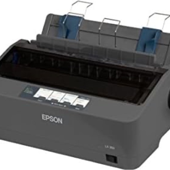 Epson LX-350 Dot Matrix Printer - Gray and Blue - Picture 3 of 5